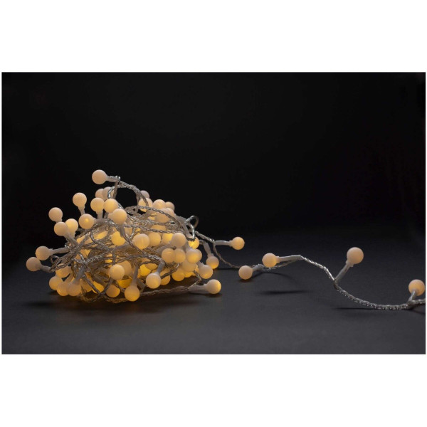 120 LED Λαμπάκια Μπάλες 15mm 9m 3000K Θερμό Λευκό