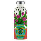 24Bottles Clima Bottle Ανοξείδωτο Μπουκάλι Θερμός 0.50lt (Fiori Rosa)