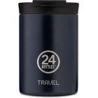 24Bottles Travel Tumbler Stone Ανοξείδωτο Ποτήρι Θερμός 0.35lt (Deep Blue)