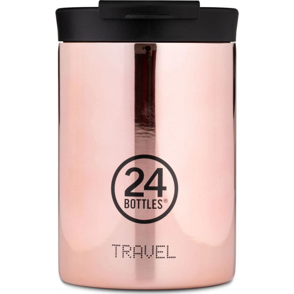 24Bottles Travel Tumbler Ανοξείδωτο Ποτήρι Θερμός 0.35lt (Rose Gold)
