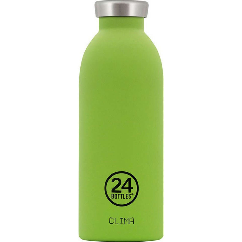 24Bottles Clima Bottle Ανοξείδωτο Μπουκάλι Θερμός 0.50lt (Lime Green)