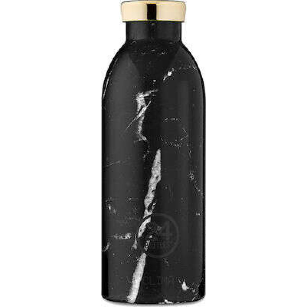 24Bottles Clima Bottle Ανοξείδωτο Μπουκάλι Θερμός 0.50lt (Black Marble)