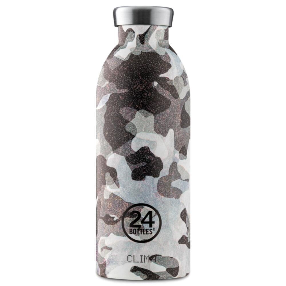 24Bottles Clima Bottle Ανοξείδωτο Μπουκάλι Θερμός 0.50lt (Camo Grey)
