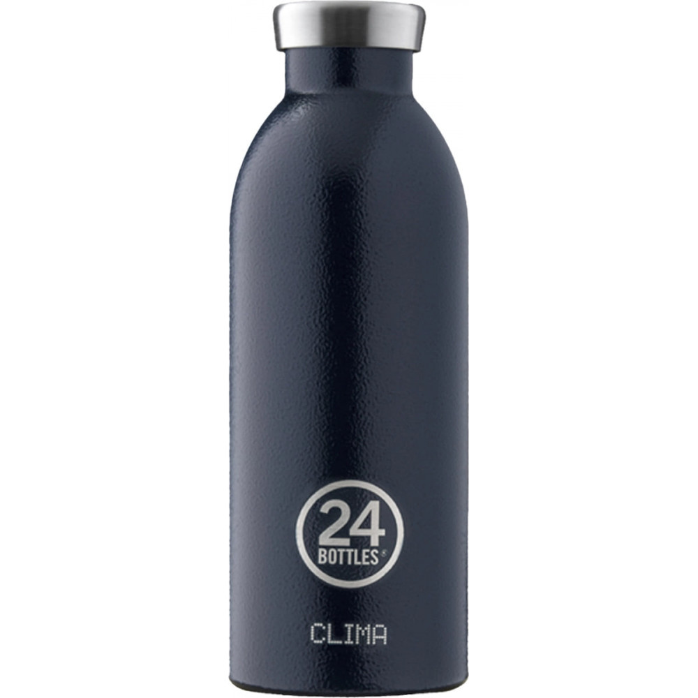 24Bottles Clima Bottle Ανοξείδωτο Μπουκάλι Θερμός 0.50lt (Rustic Deep Blue)