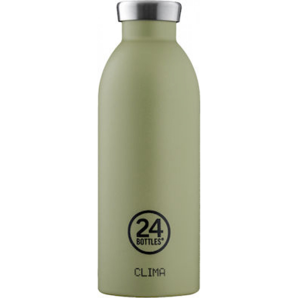 24Bottles Clima Bottle Ανοξείδωτο Μπουκάλι Θερμός 0.50lt (Sage)