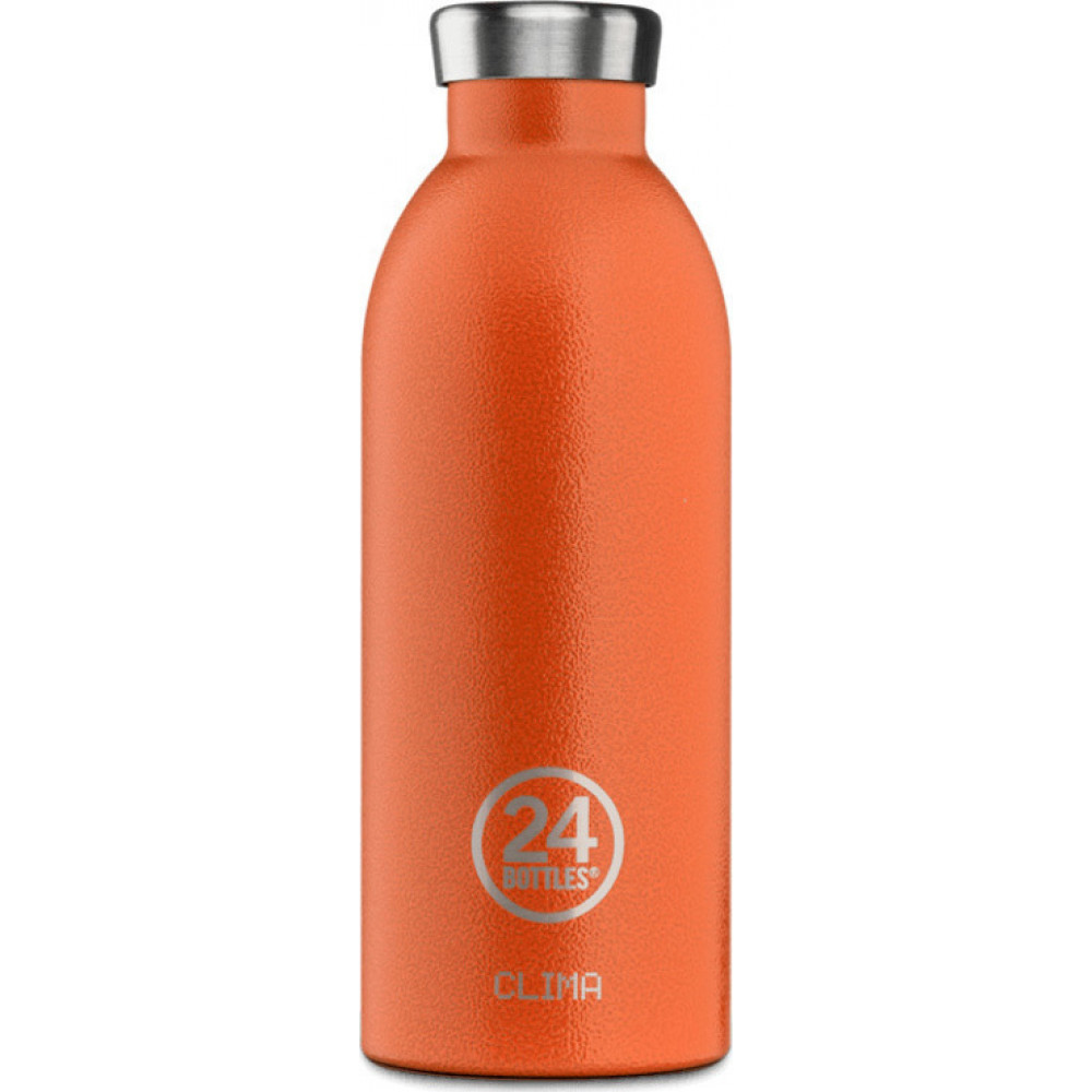 24Bottles Clima Bottle Ανοξείδωτο Μπουκάλι Θερμός 0.50lt (Sunset Orange)