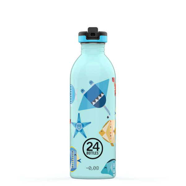 24Bottles Kids Urban Bottle Ανοξείδωτο Μπουκάλι 0.50lt (Sea Friends)