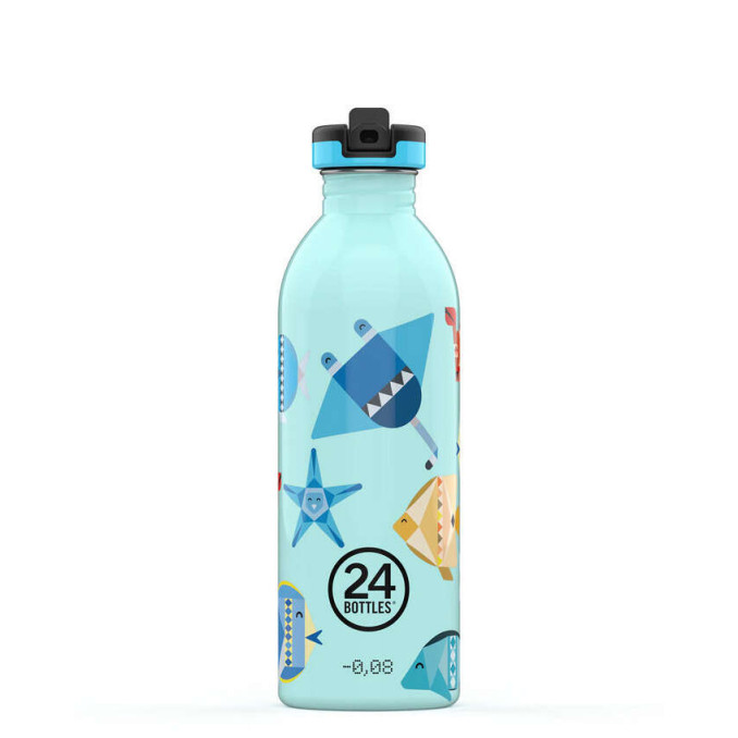 24Bottles Kids Urban Bottle Ανοξείδωτο Μπουκάλι 0.50lt (Sea Friends)