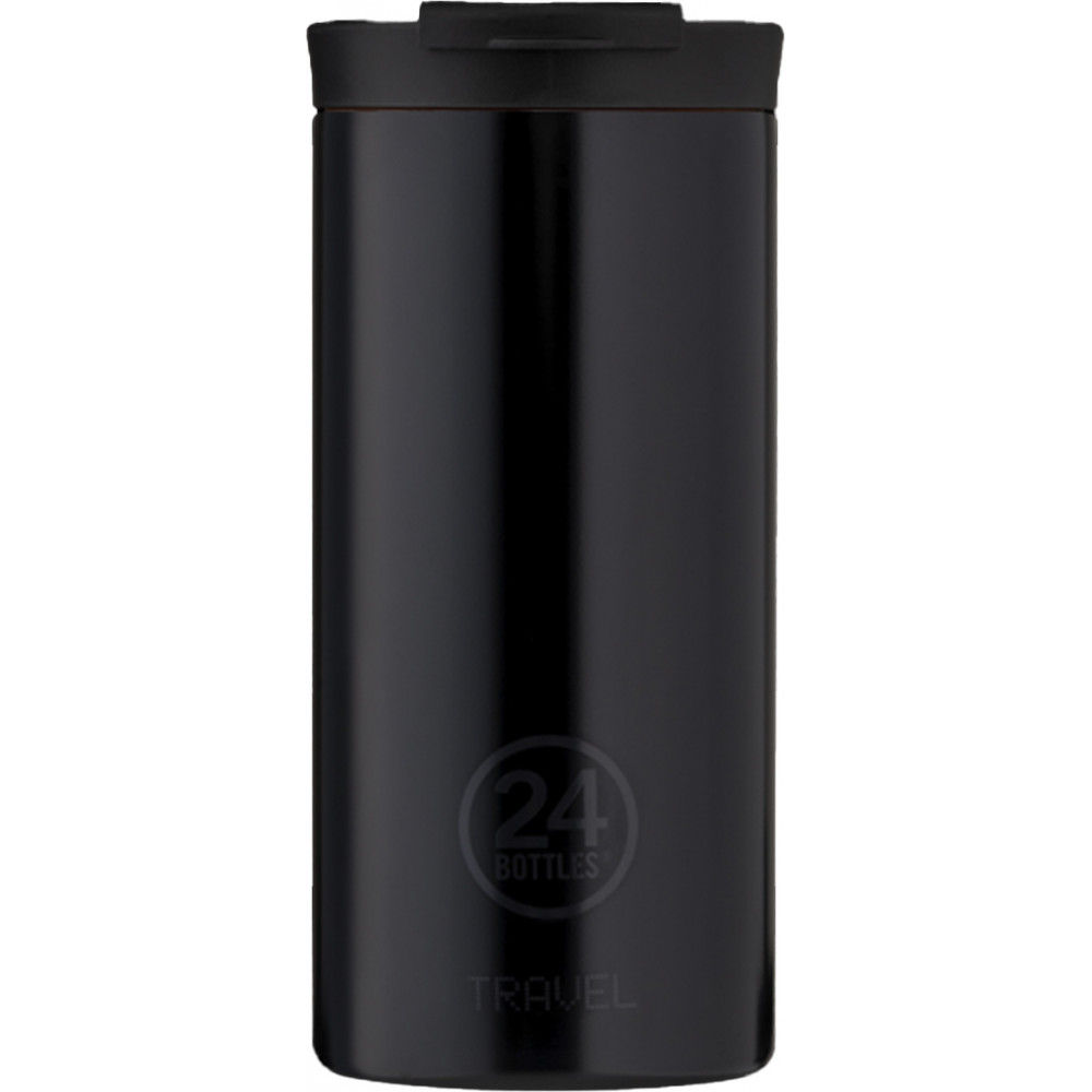24Bottles Travel Tumbler Ανοξείδωτο Ποτήρι Θερμός 0.60lt (Tuxedo Black)