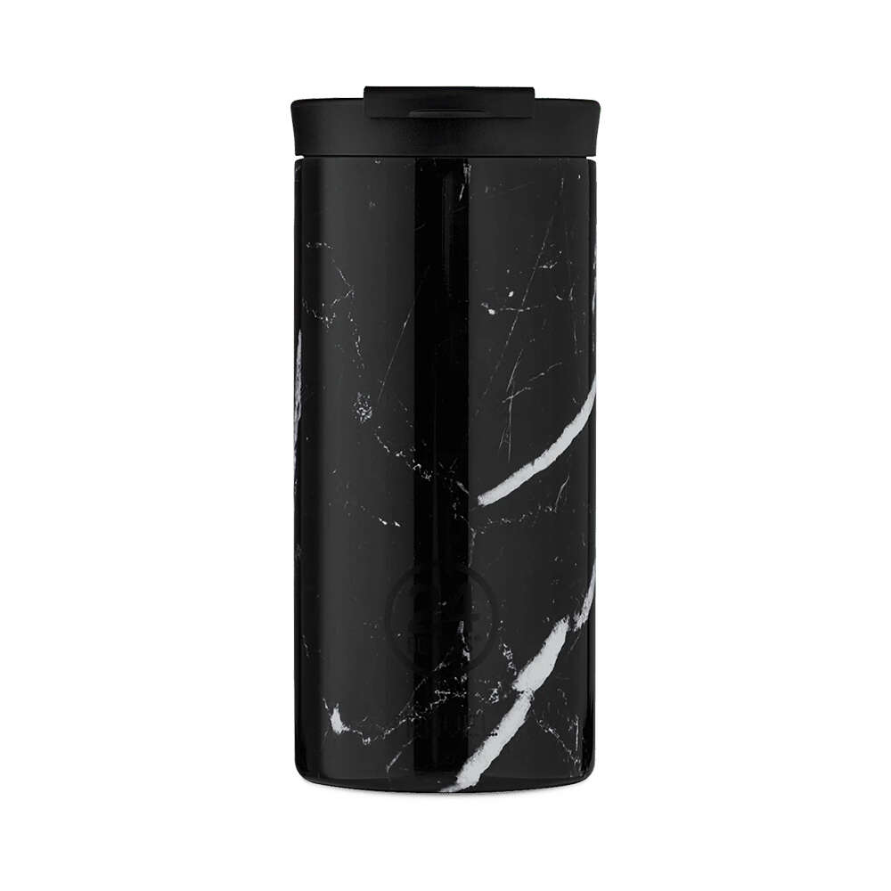 24Bottles Travel Tumbler Ανοξείδωτο Ποτήρι Θερμός 0.60lt (Black Marble)