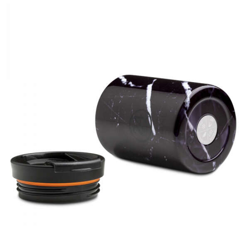 24Bottles Travel Tumbler Ανοξείδωτο Ποτήρι Θερμός 0.35lt (Black Marble)