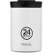 24Bottles Travel Tumbler Stone Ανοξείδωτο Ποτήρι Θερμός 0.35lt (Ice White)