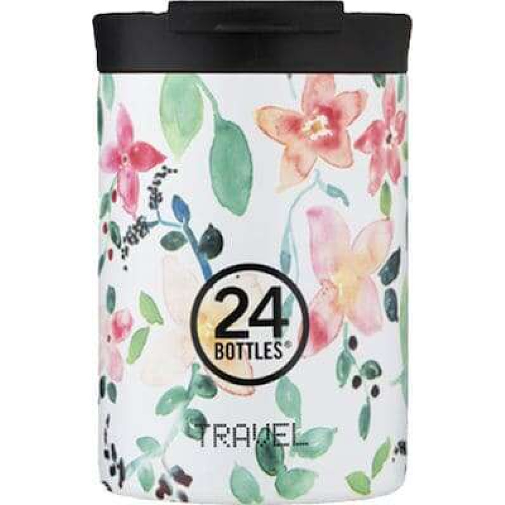 24Bottles Travel Tumbler Ανοξείδωτο Ποτήρι Θερμός 0.35lt (Little Buds)