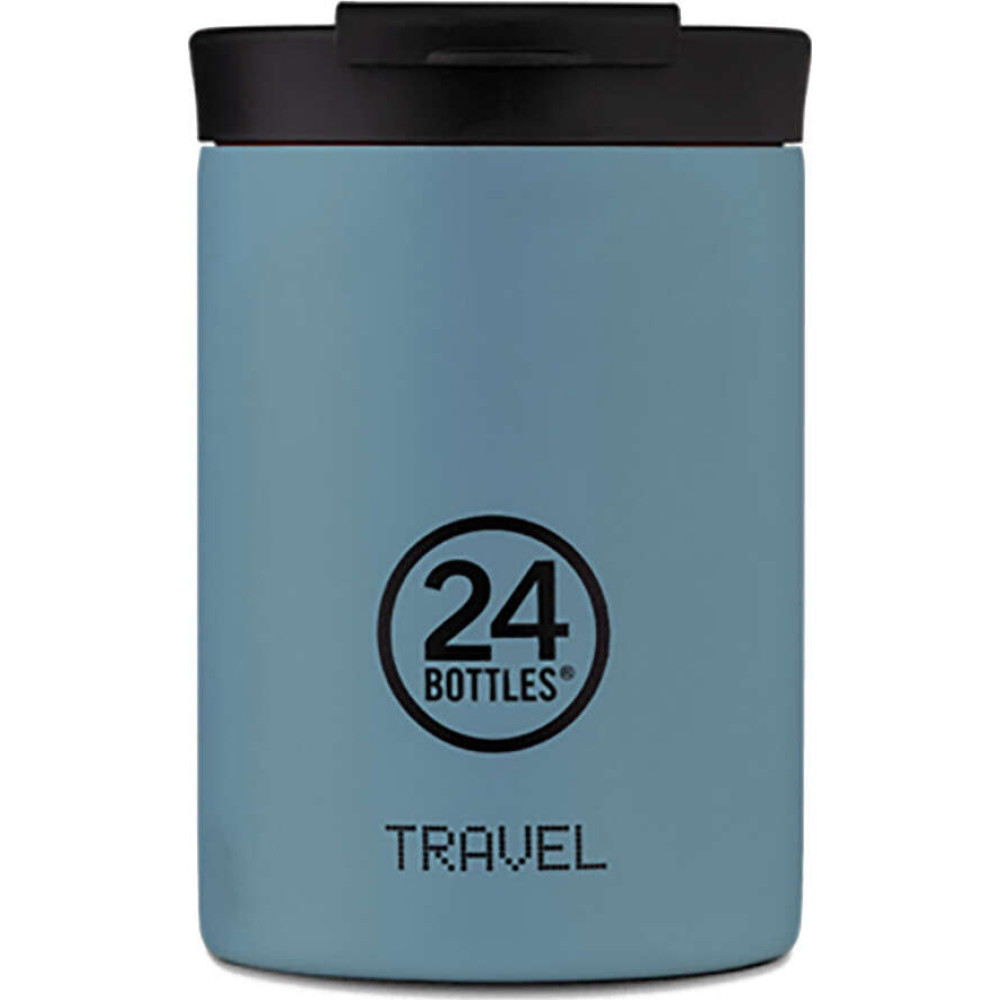 24Bottles Travel Tumbler Stone Ανοξείδωτο Ποτήρι Θερμός 0.35lt (Powder Blue)