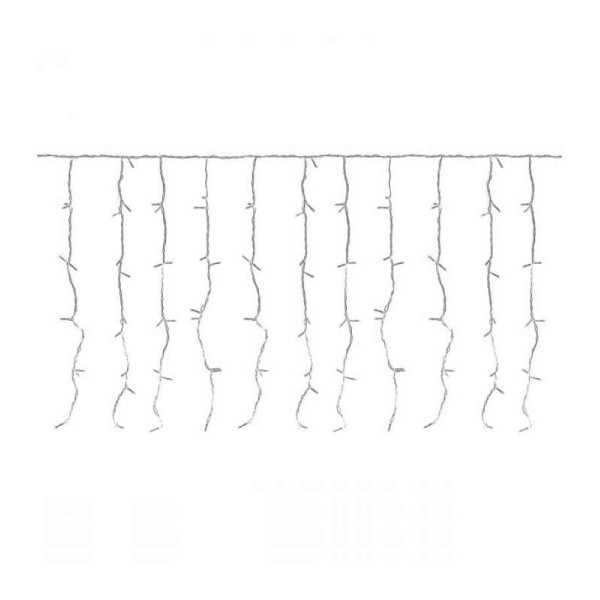 Χριστουγεννιάτικη Κουρτίνα LED Θερμό Λευκό IP44 5m - Rebel