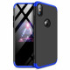 Θήκη 360 Full cover hole για Apple iPhone XS Max (Μαύρο/Μπλε)
