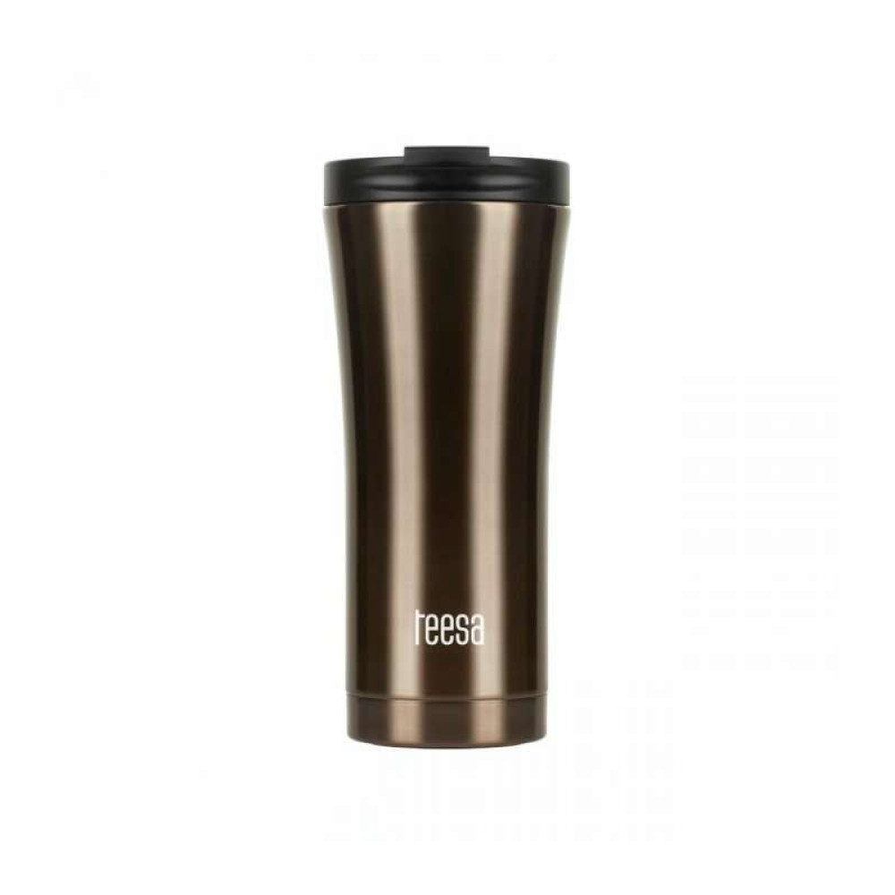 Θερμός ποτήρι ανοξείδωτο Teesa TSA0008 500ml (Καφέ)