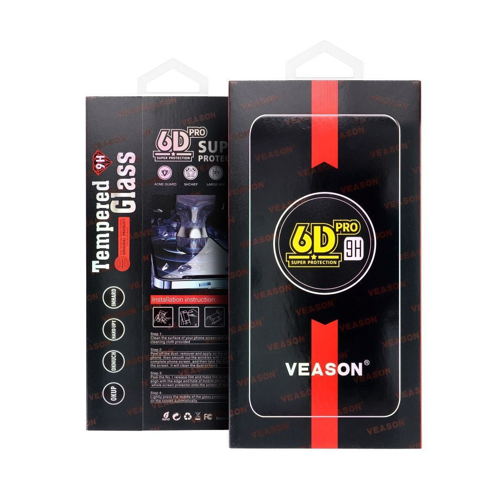 6D Full Tempered Glass for Apple iPhone 12 Pro Max (Μαύρο)