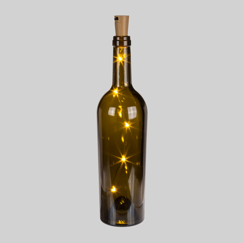 Πώμα Μπουκαλιού με 5 LED Φωτάκια - 48 cm