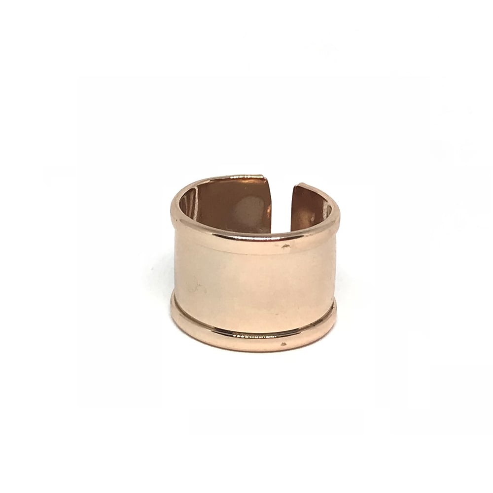 Δαχτυλίδι minimal 10mm ροζ χρυσό