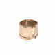 Δαχτυλίδι minimal 10mm ροζ χρυσό