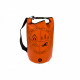 Αδιάβροχη τσάντα θαλάσσης / πισίνας 5Lt (Πορτοκαλί)