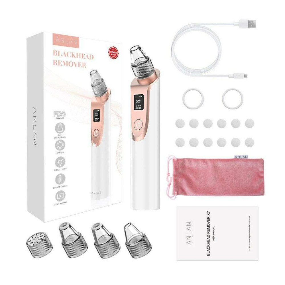 ANLAN X7 Blackhead Remover Συσκευή Καθαρισμού Προσώπου ALHTY03-01R (Λευκό)