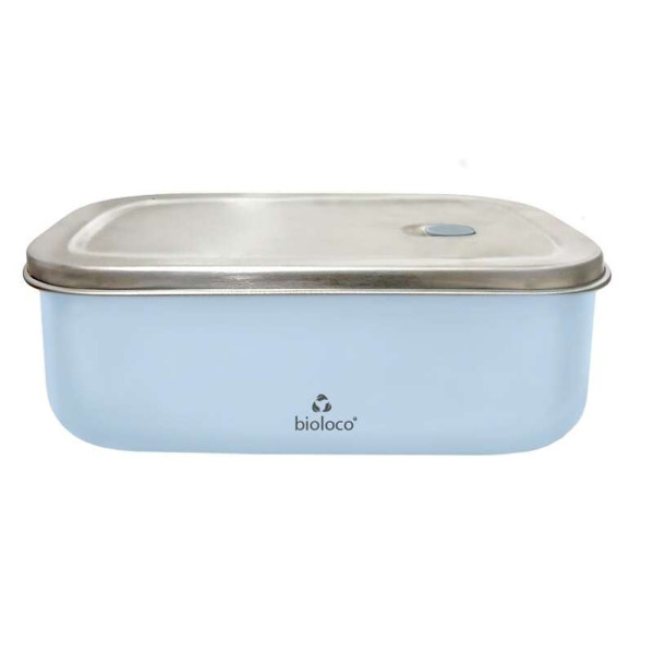 Ανοξείδωτο Φαγητοδοχείο Bioloco Sky Chic Mic light blue (BSLB105)