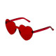 Αστεία Γυαλιά σε Σχήμα Καρδιάς (Κόκκινο)