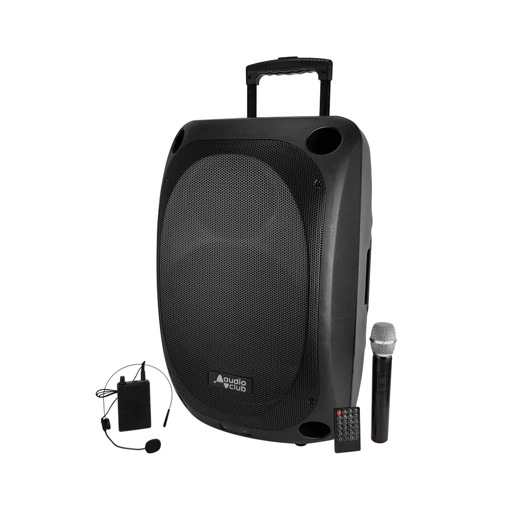 Audio Club MOOV15 Αυτοενισχυόμενο ηχείο Bluetooth με 2 μικρόφωνα 15"