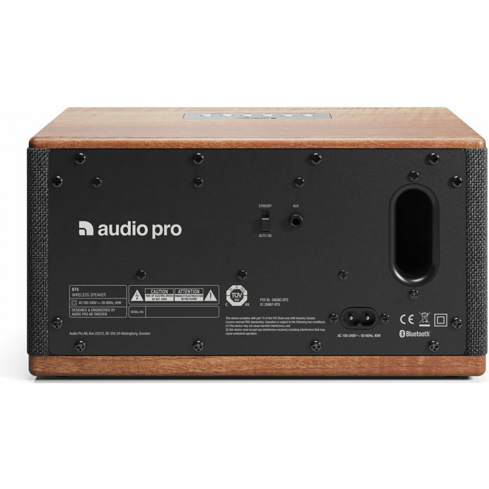 Audio Pro BT5 Bluetooth Ηχείο 30W (Καφέ)