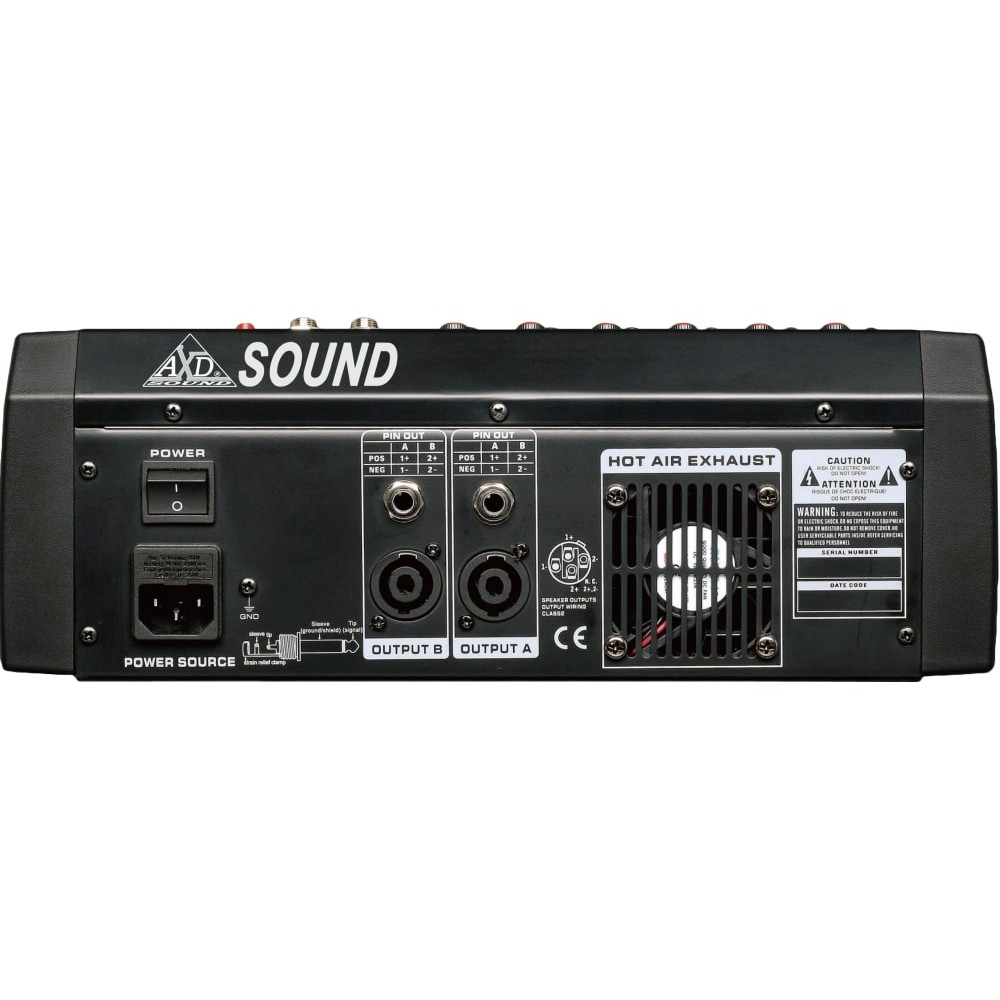Αυτοενισχυόμενη Κονσόλα Μικροφώνων 6 καναλιών - AXD sound TE600