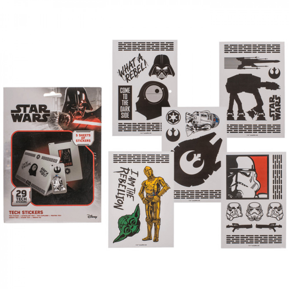 Αυτοκόλλητα για Προϊόντα Τεχνολογίας Tech Stickers Set - Star Wars