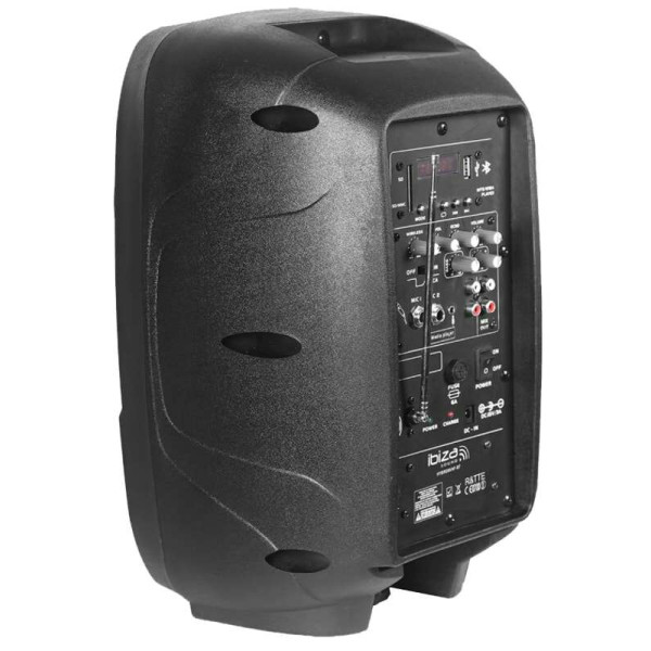 Αυτόνομο Σύστημα PA Μαύρο με Bluetooth - ibiza Sound HYBRID8VHF-BT