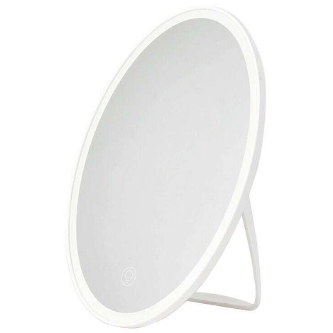 Avide LED Φωτιστικό Στρογγυλός Καθρέπτης Make Up Επαναφορτιζόμενος (Λευκό)