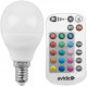 Avide LED Smart Λάμπα E14 4.9W RGB+W 2700K Με IR Τηλεχειριστήριο