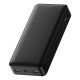 Baseus Bipow Digital Display Power Bank 20000mAh 15W με 2 Θύρες USB-A και Θύρα USB-C (Μαύρο)