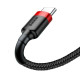 Καλώδιο Φόρτισης Baseus CATKLF-U91 Cafule USB σε Type-C 2A 3m (Μαύρο)