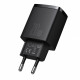 Baseus CCXJ-B01 Φορτιστής USB-A / Type-C QC3.0 20W (Μαύρο)
