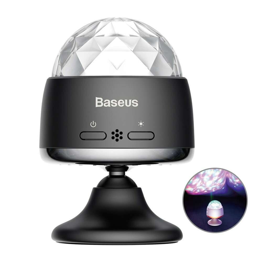 Baseus Crystal Magic Ball disco φωτιστικό Led ACMQD-01 (Μαύρο)