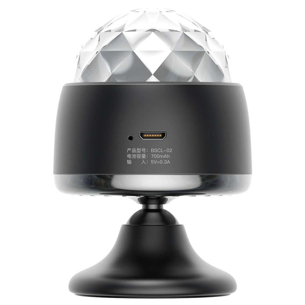 Baseus Crystal Magic Ball disco φωτιστικό Led ACMQD-01 (Μαύρο)