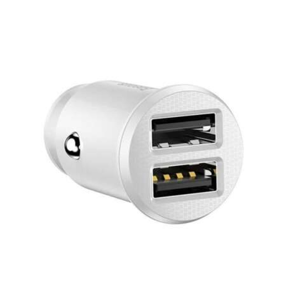 Baseus Grain Φορτιστής Αυτοκινήτου 2x USB 3.1A CCALL-ML02 (Λευκό)