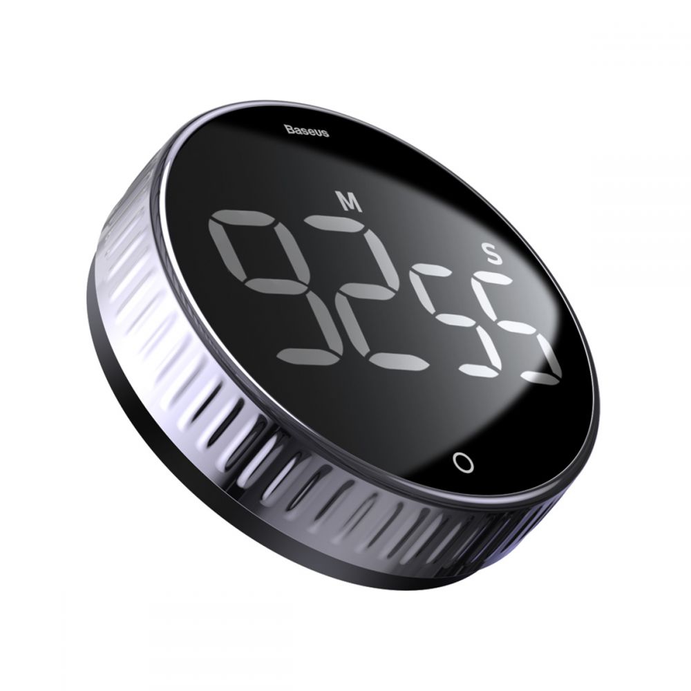 Baseus Heyo Rotation ψηφιακό χρονόμετρο κουζίνας με led οθόνη ACDJS-01 (Μαύρο)
