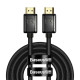 Baseus καλώδιο High Definition Series HDMI 2.1 HDMI male σε HDMI male 8K 60Hz, 3D, HDR, 48Gbps 1m (Μαύρο)