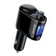 Baseus Locomotive S-06 FM Transmitter Bluetooth MP3 Player 2x USB 3.4A (Μαύρο)