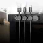 Baseus μαγνητικός οργανωτής καλωδίων Magnetic Cable Clip Peas ACWDJ-03 (Μπλε)