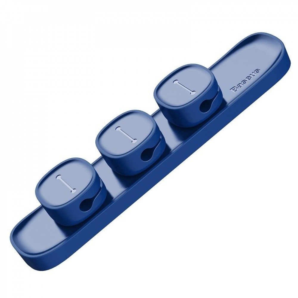 Baseus μαγνητικός οργανωτής καλωδίων Magnetic Cable Clip Peas ACWDJ-03 (Μπλε)