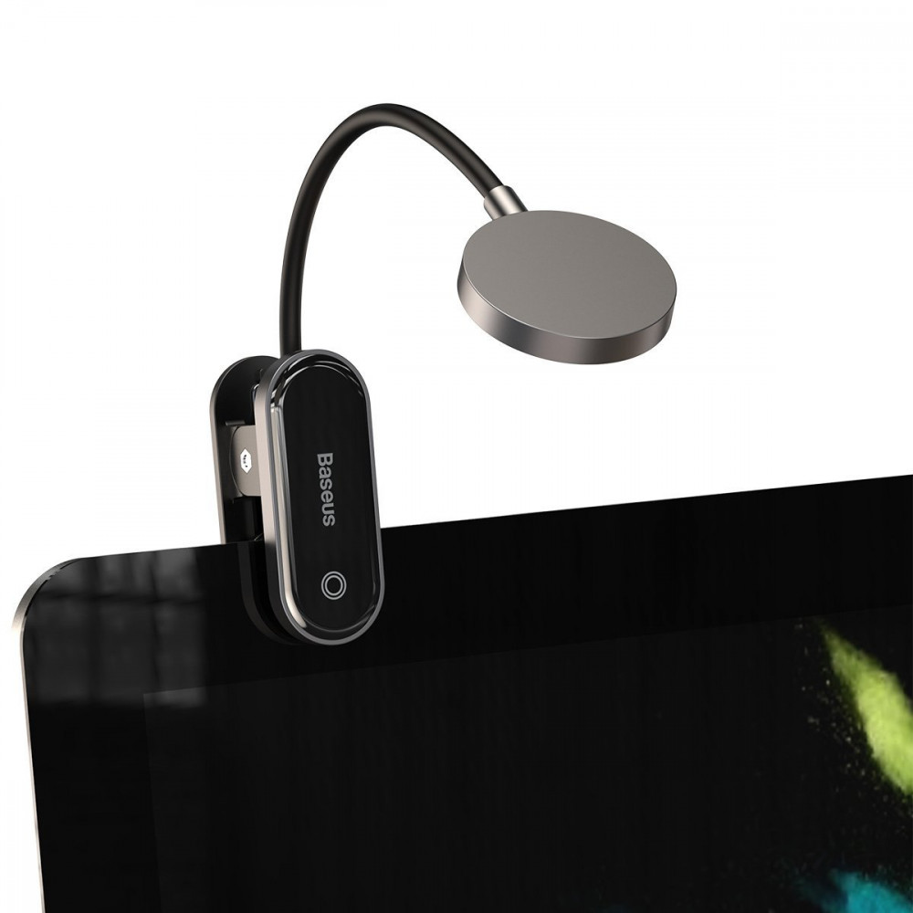 Baseus Mini Clip LED φωτιστικό διαβάσματος DGRAD-0G (Σκούρο γκρι)