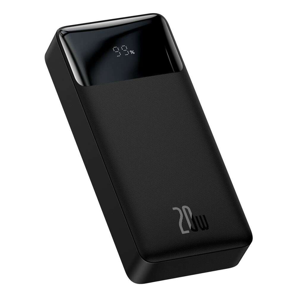 Baseus Power Bank Bipow 20000mAh με digital display 20W (Μαύρο)