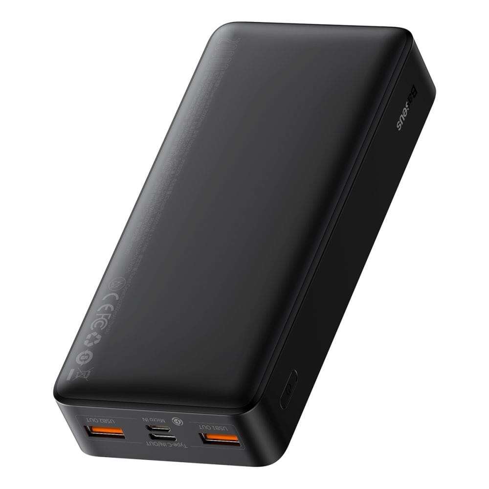 Baseus Power Bank Bipow 20000mAh με digital display 20W (Μαύρο)